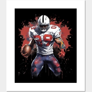 American Football Offensive Guard Posters and Art